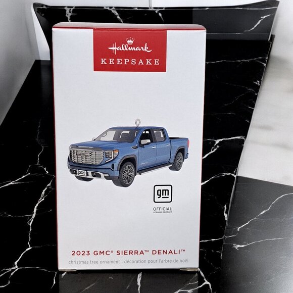 NEW 2024 Hallmark Keepsake 2023 GMC Sierra Denali Die-Cast Metal Truck Ornament - Picture 10 of 10